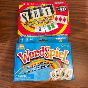 Set and Word SpieL Card Games